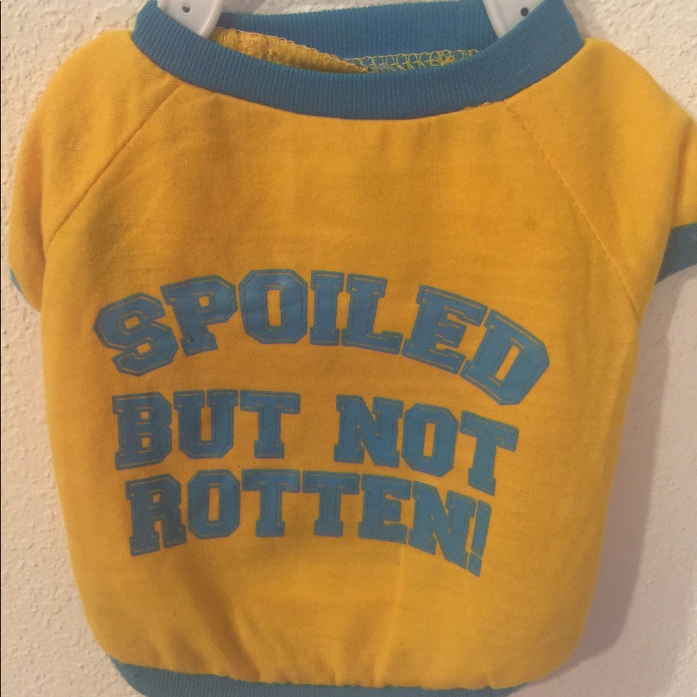 Spoiled But Not Rotten!! Dog Tee Shirt 🐶